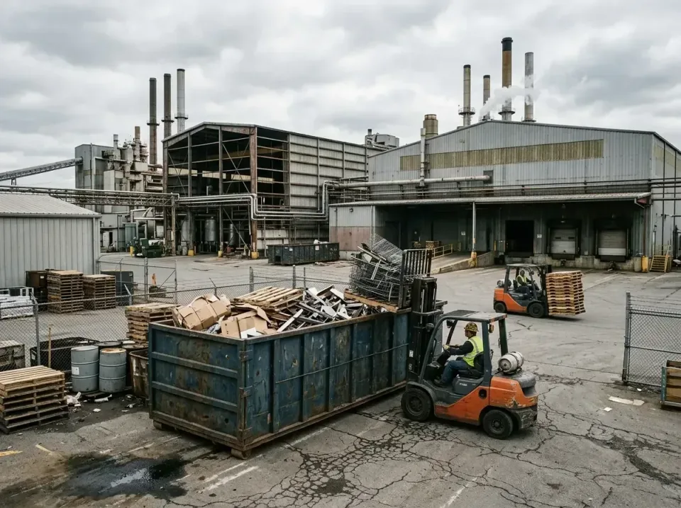 industrial-factory-scrap-conta-003 — frequently asked questions, Cheap Roll-off Dumpster Rentals in River Rouge, MI